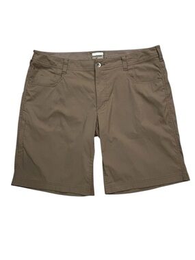 MARMOT Khaki Tan Cargo Chino Shorts Nylon Pockets Hiking Outdoors Men's Size 38